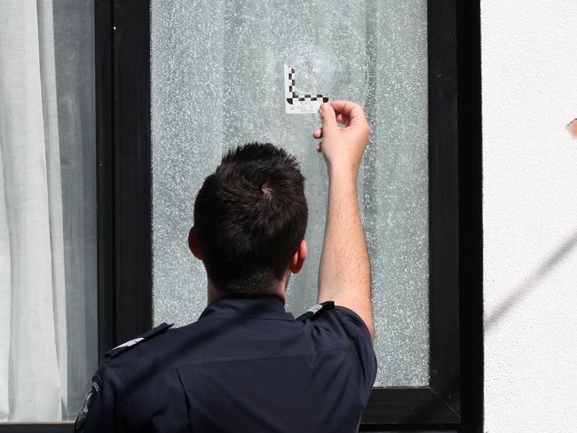 Shots have been fired into a house in Altona North. Wednesday, February 12. 2025. Picture: David Crosling