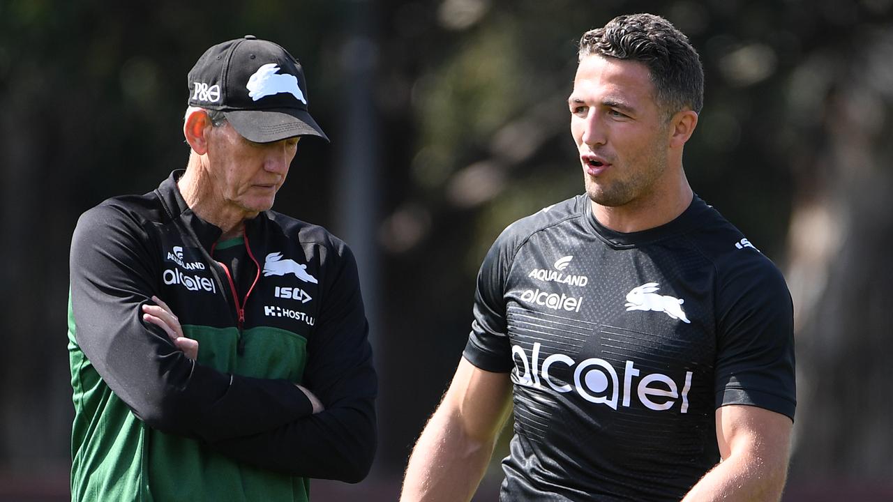 Wayne Bennett is a big fan of Sam Burgess. Picture: AAP Image/Joel Carrett