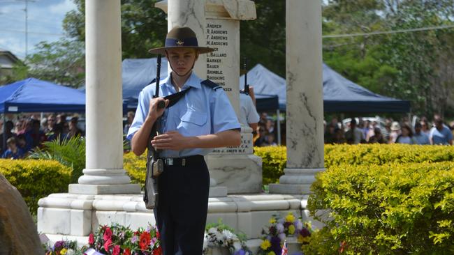 Anzac Day Service and March, Gatton, 2019.