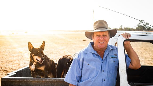 Wentworth, NSW, wool producer Roger Wilkinson, of Camborn Station, says it is a tough time for the nation’s wool producers. Picture: Lisa Cohen