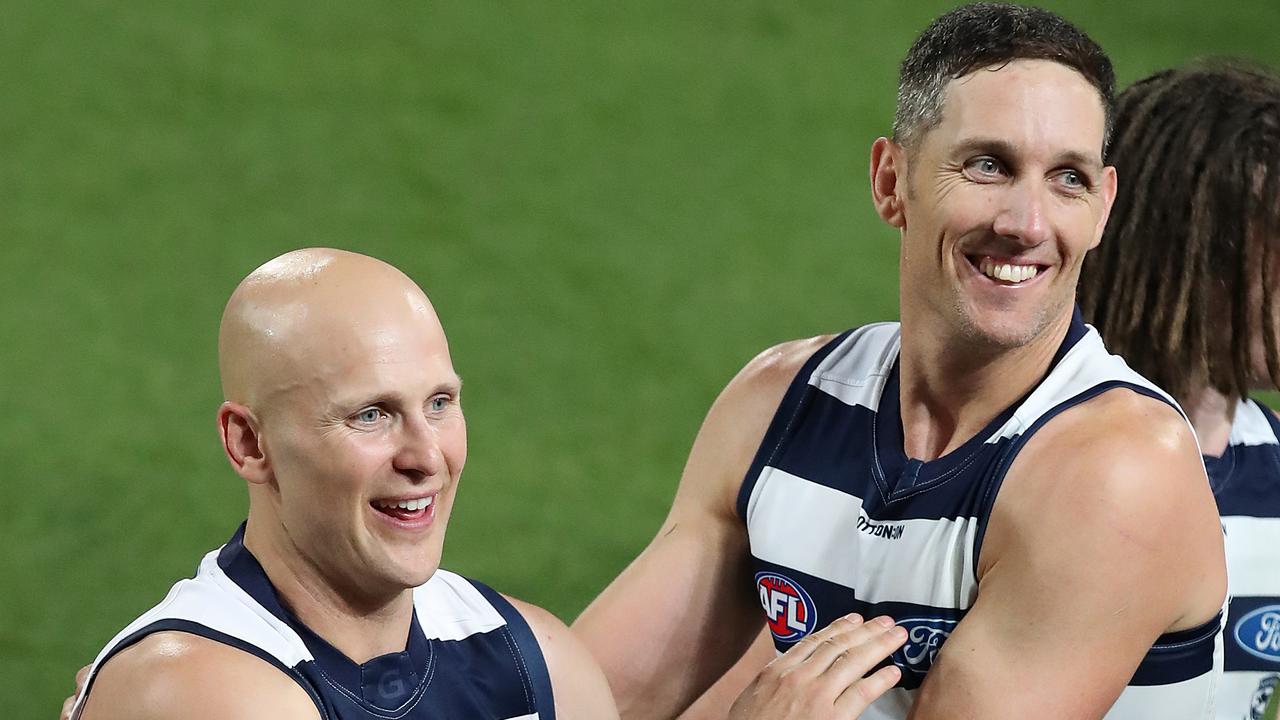 Will Harry Taylor join Gary Ablett in retiring after the Grand Final? (Photo by Jono Searle/AFL Photos/via Getty Images)