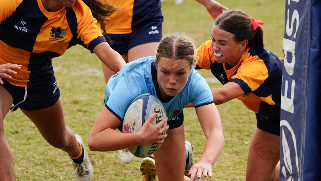 Action from day three of the 2024 Australian Schools Rugby Championships. Picture: Anthony Edgar.