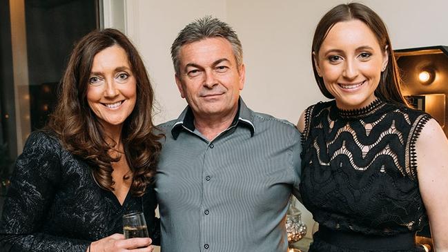 Karen Ristevski with her husband Borce Ristevski and daughter Sarah.