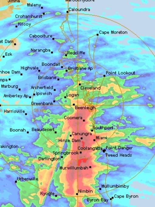 Some regions received 150mm of rain in 24 hours. Picture: Weatherzone