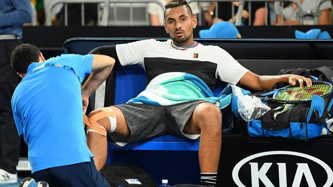 Nick Kyrgios’s body keeps packing it in because he doesn’t keep it in shape