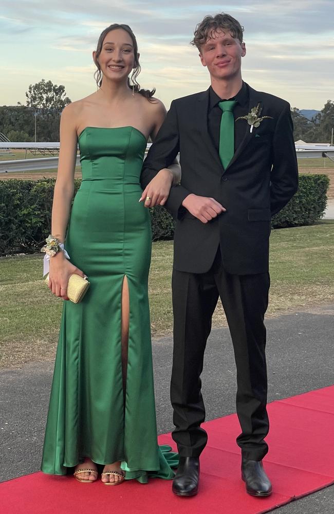 Sienna Day and Thomas Keating at the St Patrick's College formal on Friday, June 14, 2024.