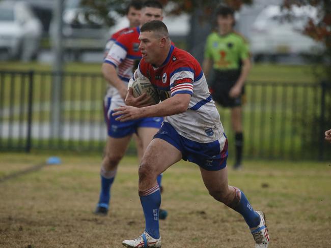 Thomas Romer was in everything for Emu Plains. Picture: Warren Gannon Photography