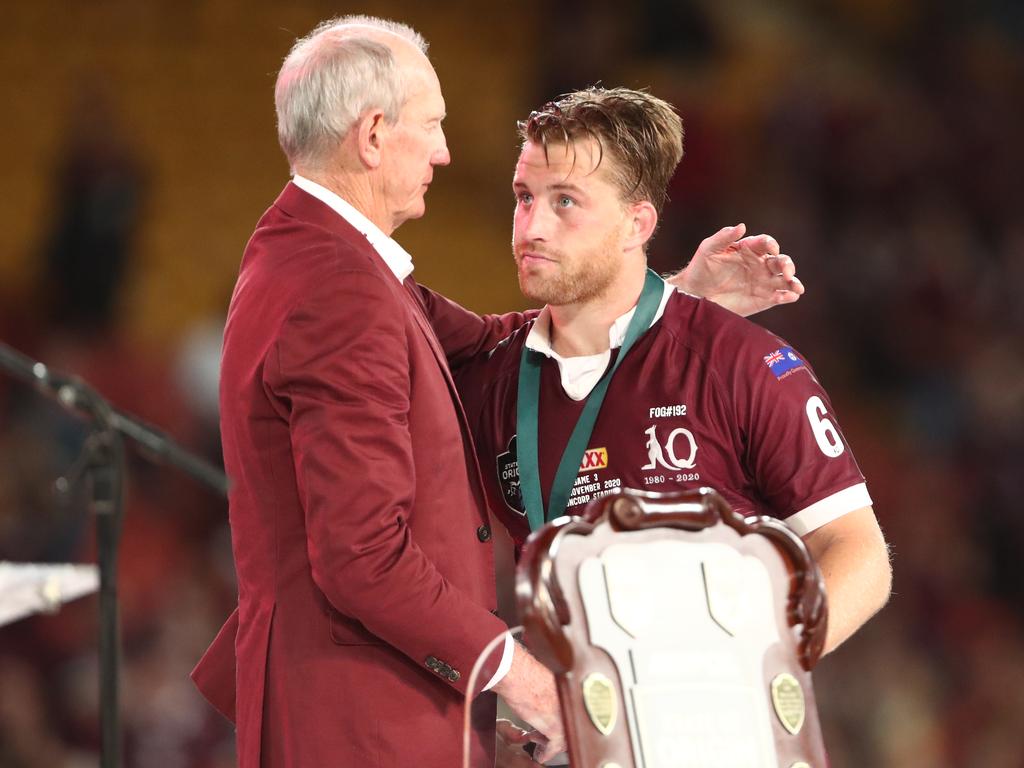 Queensland’s ultimate bromance turned sour in 2022. Picture: NRL Images