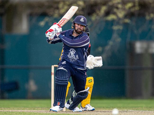 Brayden Stepien in action for Carlton in Premier Cricket. Picture: Arj Giese