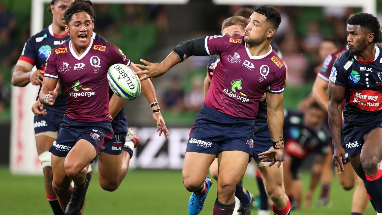 Hunter Paisami has been ruled out of the Reds’ crucial match against the Brumbies on Saturday night. Photo: Getty Images