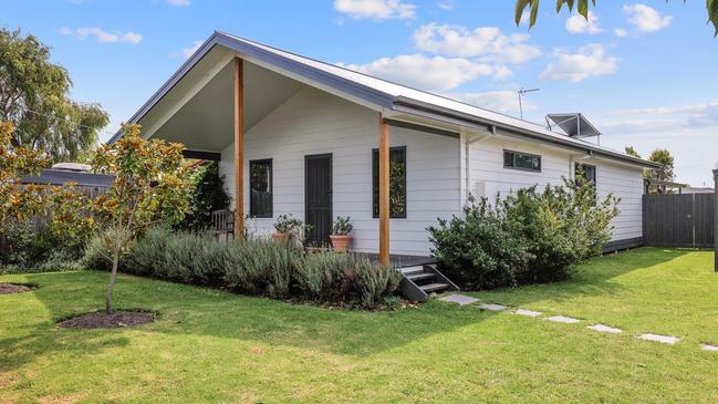 This three-bedroom home at 20 Henry St, Wonthaggi, is for sale for $599,000.