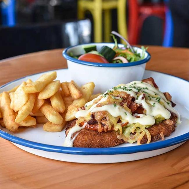 One of The Paddo Tavern’s many chicken parmies. Photo: The Paddo Tavern