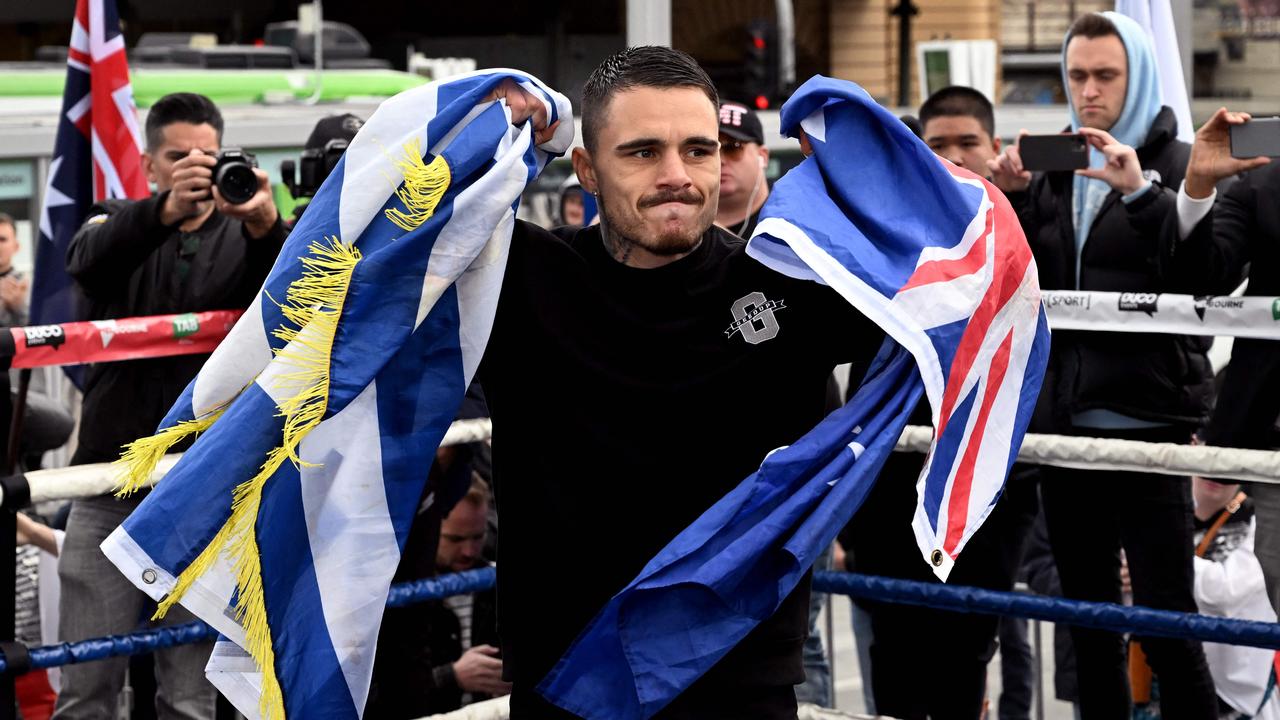 Get behind him Australia! Photo by William WEST / AFP