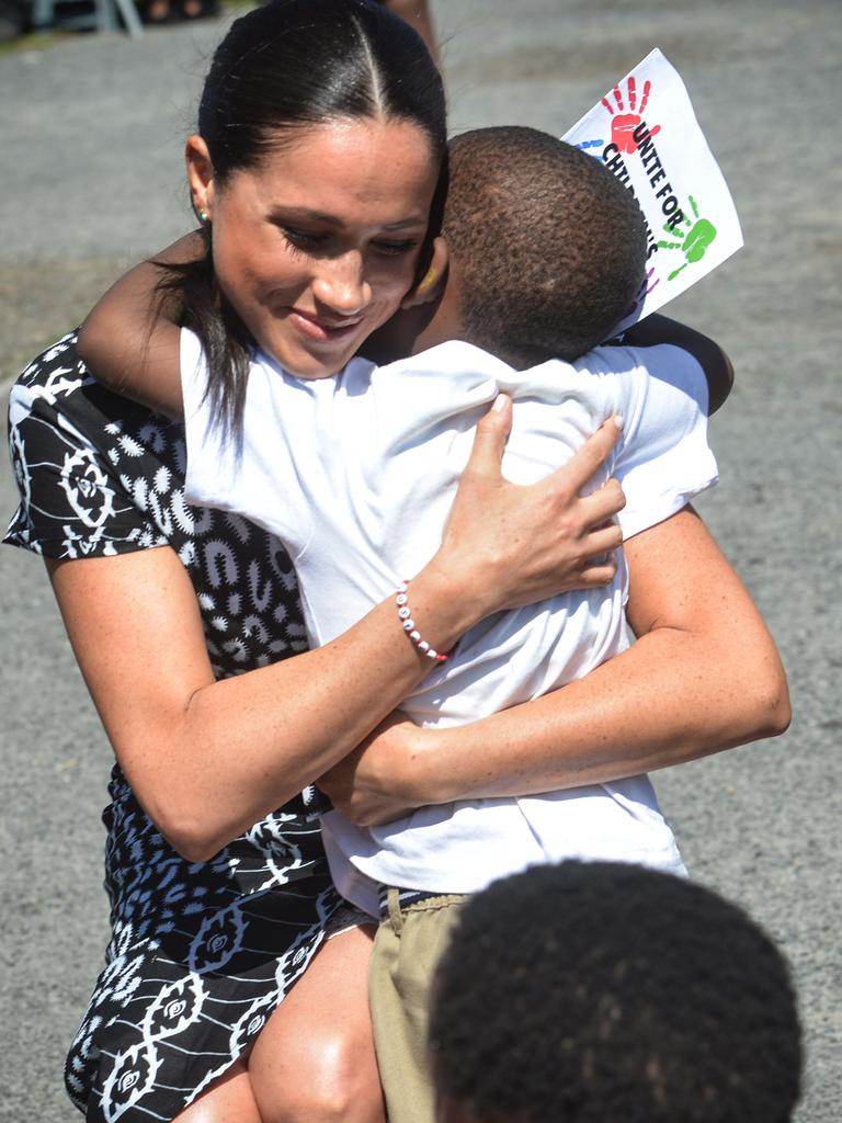 Meghan and her husband blew everyone away with their kindness. Picture: Pool/AFP