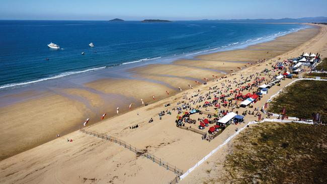 The Mackay Beach Horse Racing Festival, started in 2012 by Mick Pope, has been on hiatus since 2017. Picture: Mackay Tourism