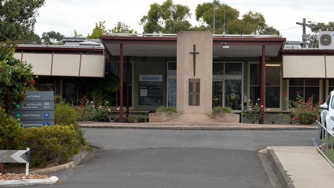 Bacchus Marsh Hospital, where a 11 babies died in three years. Picture: Nicole Garmston