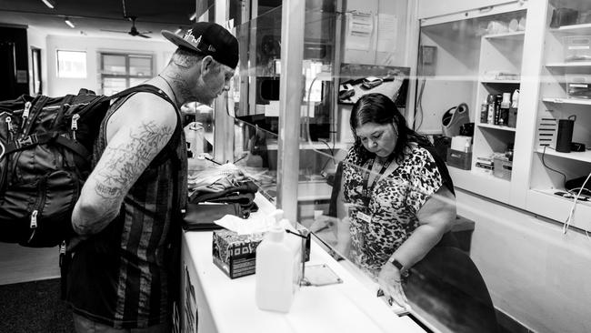 The concierge desk at 3rd Space. Picture: David Kelly