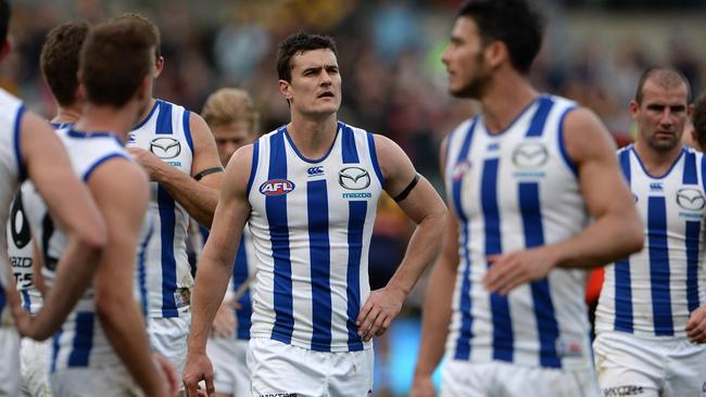 North Melbourne will win the wooden spoon according to gun Herald Sun tipster Chris Cavanagh. Picture: Daniel Wilkins