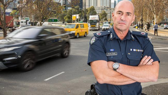 Road policing chief Assistant Commissioner Doug Fryer says the message isn’t getting through. Picture: Mark Stewart