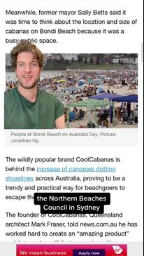 Handy trend taking over Aussie beaches