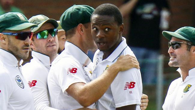 South Africa’s hopes rely on key bowler Kagiso Rabada getting off. Picture: AP