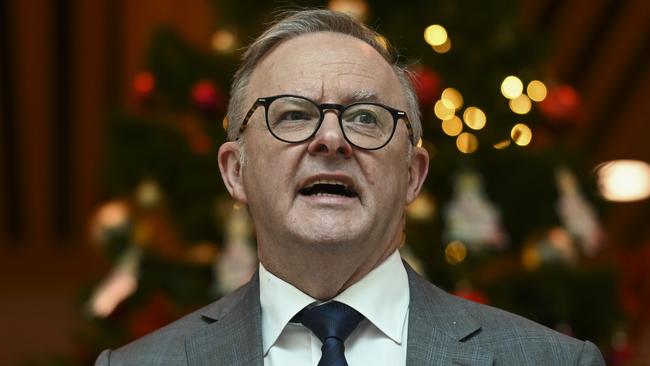 Prime Minister Anthony Albanese pictured at Parliament House in Canberra. Picture: NCA NewsWire / Martin Ollman.