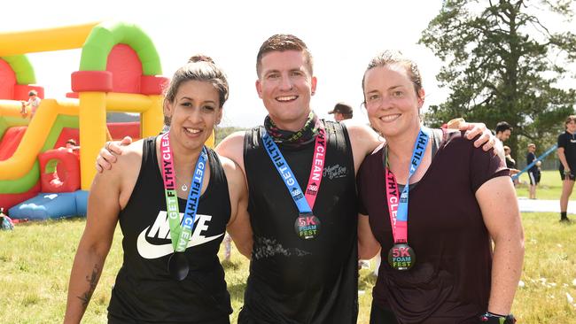 Kim Rulach, Jack Lord, Katie Farrell. Picture: David Smith