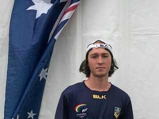 WORLD CHAMP: Cudgen Hornet Jakob Hall returned from Malaysia last week after winning the Youth Touch World Cup in the U18 division with Australia.