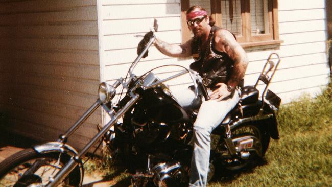 Former bikie Geoff Campbell in 1983.