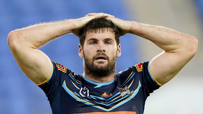 Anthony Don of the Titans during the Round 2 NRL match between the Gold Coast Titans and the Parramatta Eels at CBus Super Stadium on the Gold Coast, Sunday, March 22, 2020. (AAP Image/Dave Hunt)