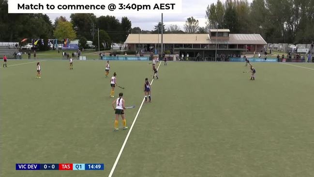 REPLAY: National U15's Girls Hockey Championships - VIC Development vs TAS