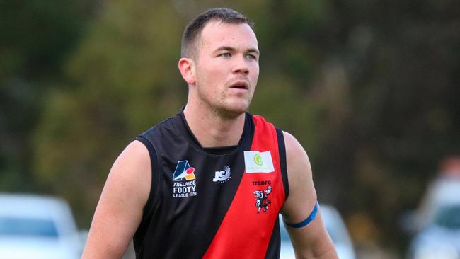 Blake Penney in action for Tea Tree Gully. Picture: Brayden Goldspink