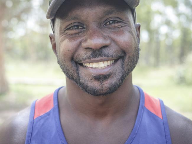 Marcus Lacey is welcoming visitors to Arnhem Land.