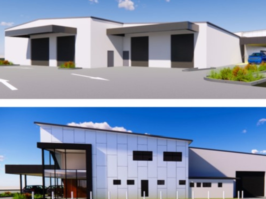 A proposed development of a showroom and workshop by Mackay City Auto Group at 7-17 Heaths Road near Kay Court, Mt Pleasant. Photo: Contributed