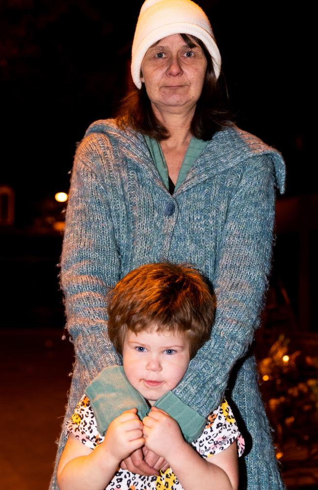 Rebecca Deering with her four-year-old daughter, Elisha. Picture: Media Mode/news.com.au