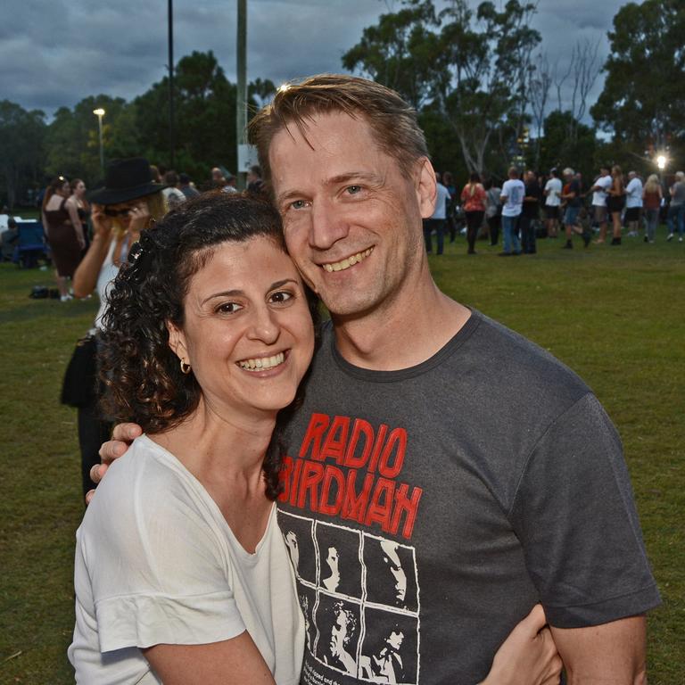 Joanne and Ingo Rahn at Under The Southern Stars concert at Sharks, Parkwood. Pic: Regina King