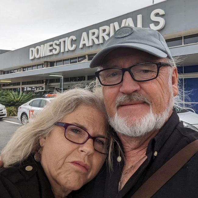 Gold Coast couple Christine Arundel and Robert Green. Picture: supplied