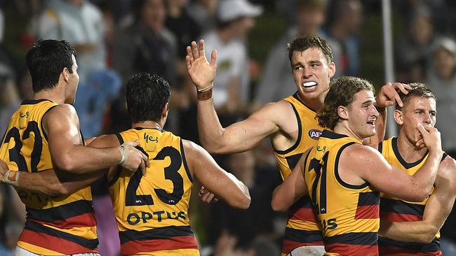 The Crows have set their sights on September. Picture: Albert Perez / AFL Photos via Getty Images