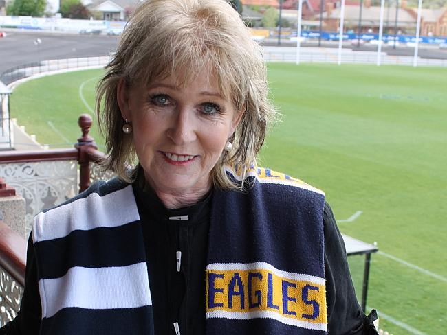  Maree Selwood has divided loyalties in Geelong v West Coast games. 