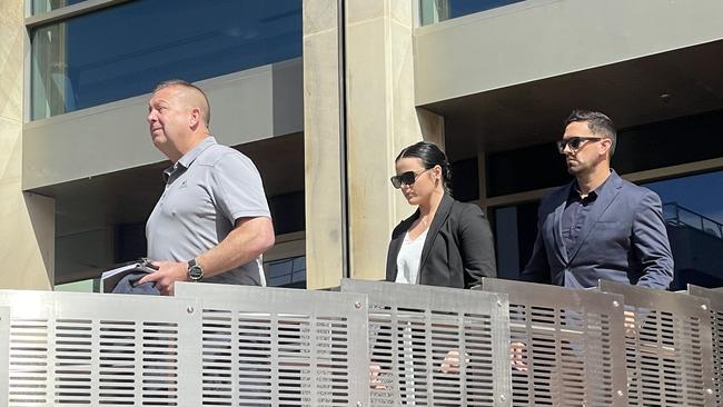 Cassandra Joy Richardson leaves court during a previous appearance. Picture: Amber Wilson