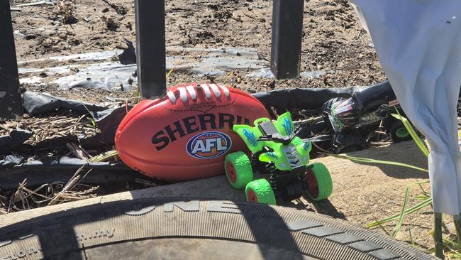 Well-wishers also left toys. Picture: The Advertiser.