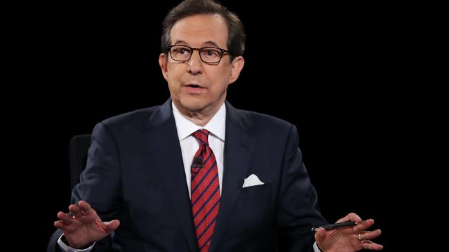 Fox News anchor and moderator Chris Wallace. Picture: Joe Raedle/Getty/AFP