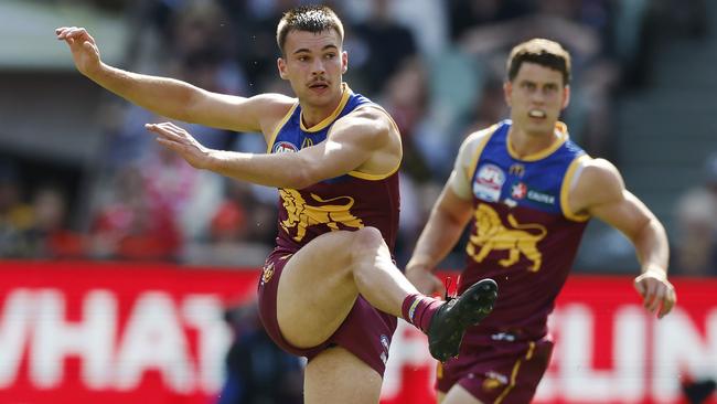 Darcy Wilmot in action for Brisbane Lions in the 2024 AFL Grand Final. Picture: Michael Klein