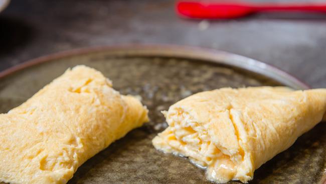 “It should have no colour, and be so delicate and light you can eat it with a spoon,” Shannon says of the perfect French omelette.