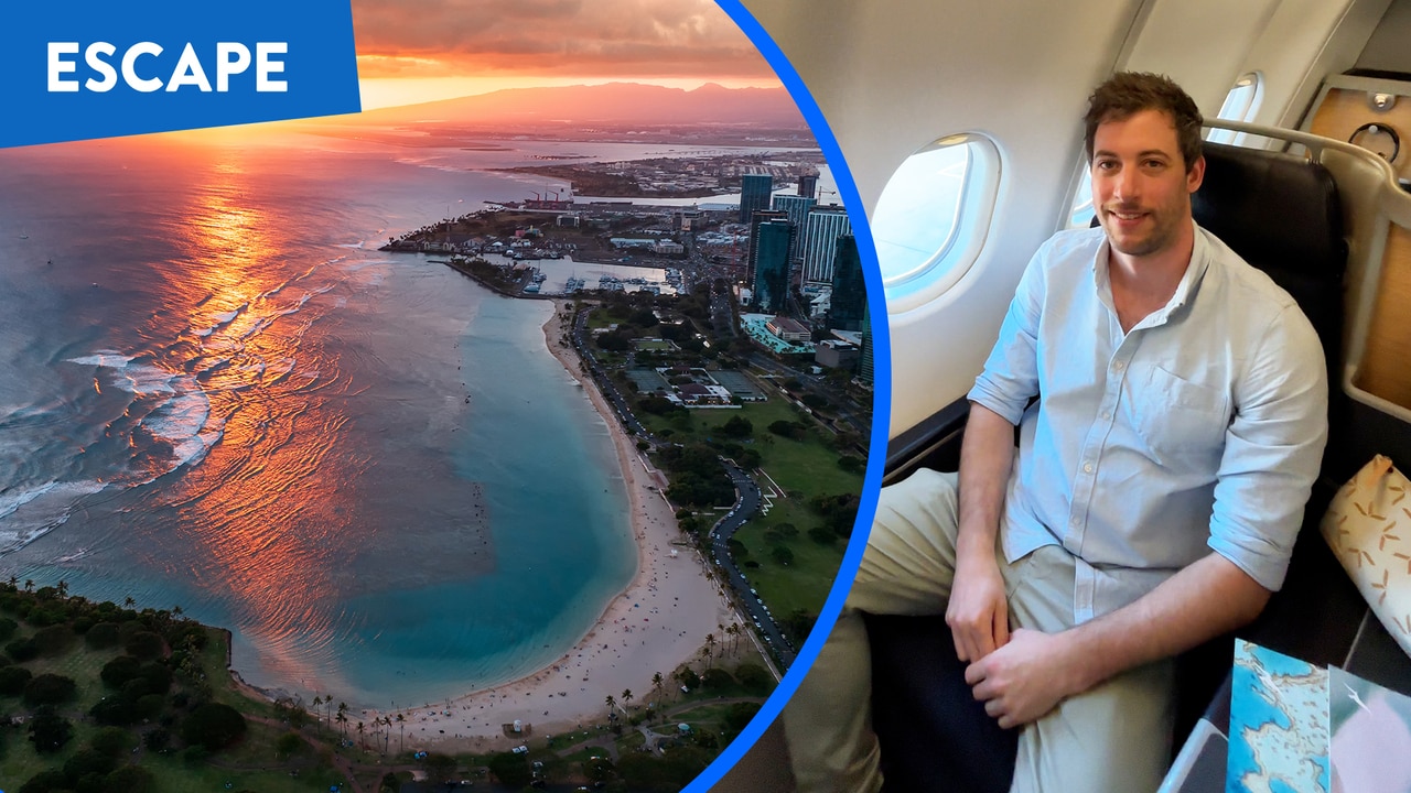Melbourne to Honolulu on Qantas business class