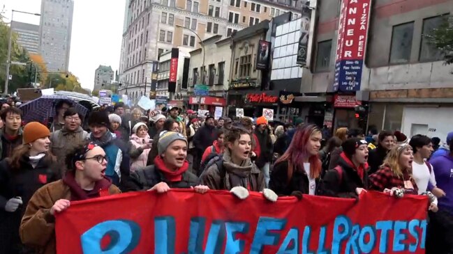 Protesters condemn Quebec plan to double tuition for out-of-province  students