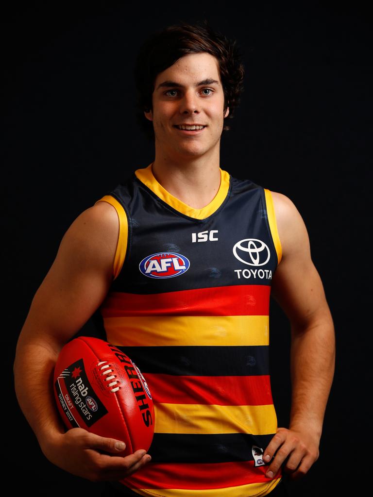 Fogarty after being drafted to the Crows in 2017. Picture: Adam Trafford/AFL Media