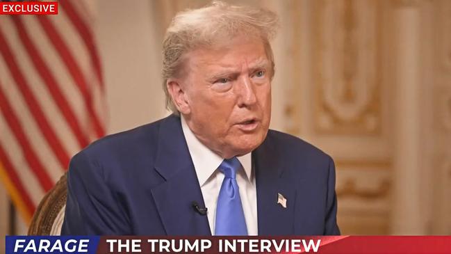 Donald Trump denigrated Kevin Rudd in his interview with Nigel Farage on GB News, broadcast in Australia by Sky News.