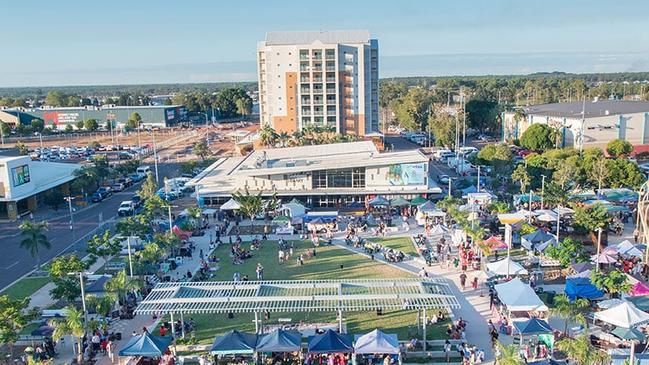 Palmerston Civic Plaza. Picture: City of Palmerston