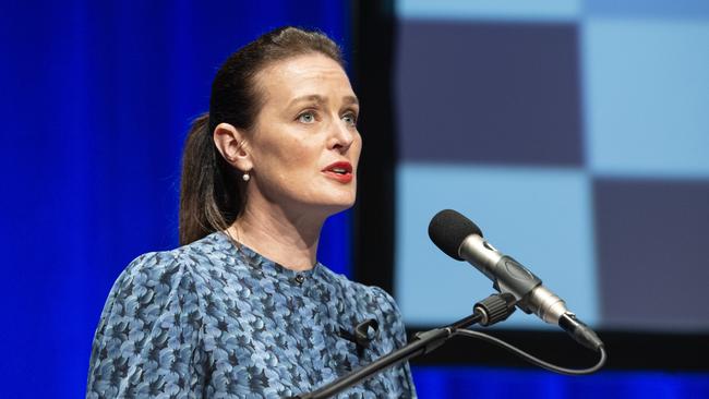 Youth Justice Minister Leanne Linard at the Toowoomba Community Safety Forum at Empire Theatres, Wednesday, February 15, 2023. Picture: Kevin Farmer